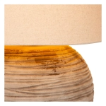 DENISE - Lampa stołowa - Ø 55 cm - 1xE27 - Brown - Vibes 47511/81/43 LUCIDE